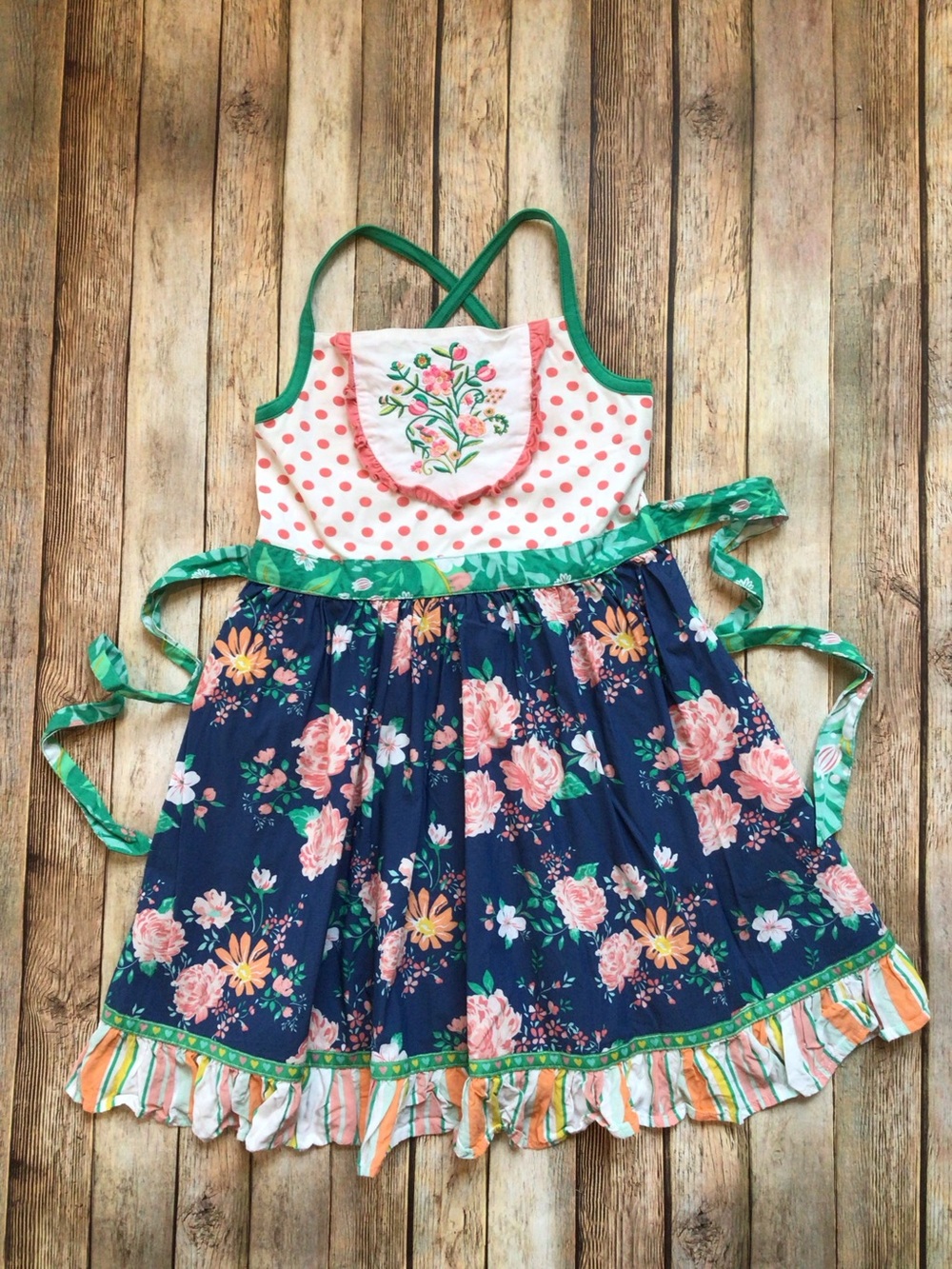 Wildflowers Daydream Believer Embroidered Floral Dress